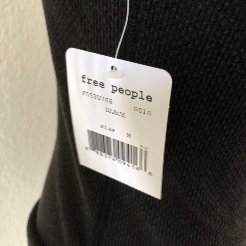 Free People newbie thermal Masquerade cuff black M - Picture 6 of 8